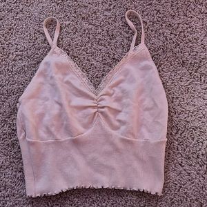 LA Hearts cream colored tanktop